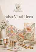 Falso Vitral Deco — Guía Digital Completa