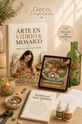 Arte en Vidrio & Mosaico — Kit Digital + Curso con Videos Tutoriales