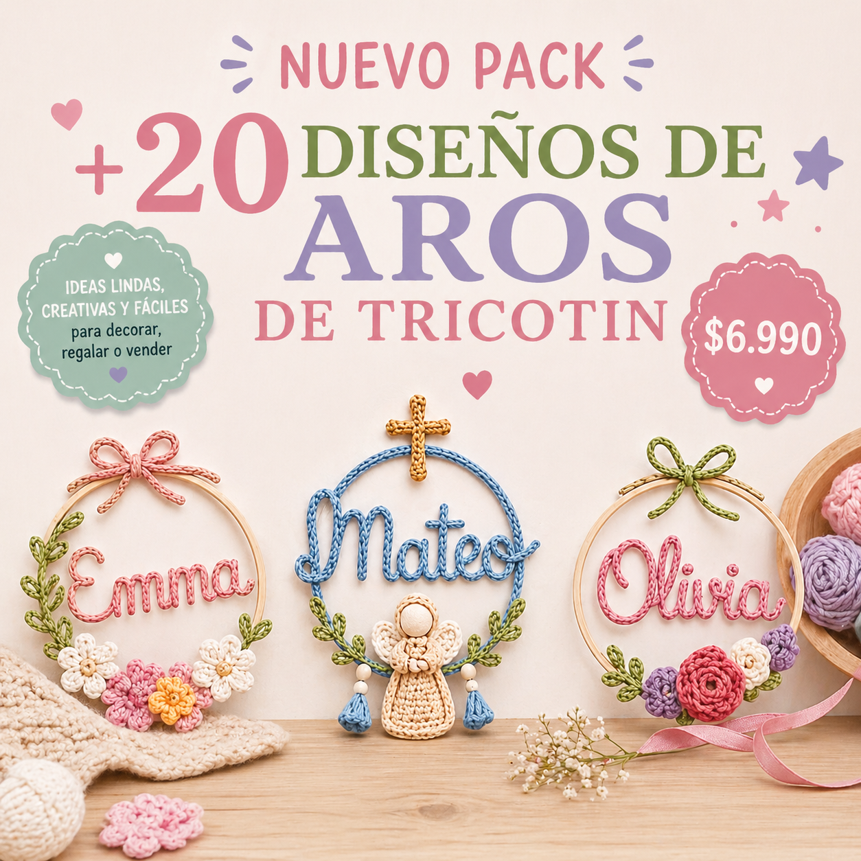 Pack Aros de Tricotín